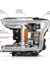 Anzo USA Projector Headlight Set Ford                                     - 111399 - Image 4