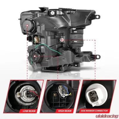 Anzo USA Projector Headlight Set Ford - 111399