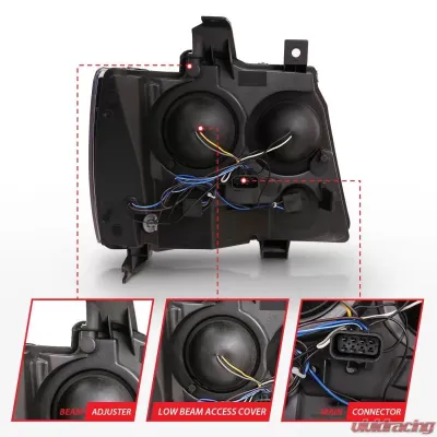 Anzo USA Projector Headlight Set Chevrolet - 111402