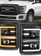 Anzo USA Projector Headlight Set Ford F-250 2015-2016                                     - 111406 - Image 7
