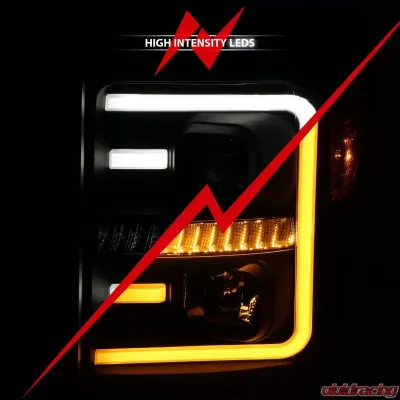 Anzo USA Projector Headlight Set Ford F-250 2015-2016 - 111406