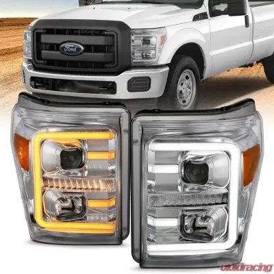 Anzo USA Projector Headlight Set Ford F-250 2015-2016 - 111407