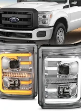 Anzo USA Projector Headlight Set Ford F-250 2015-2016                                     - 111407 - Image 7