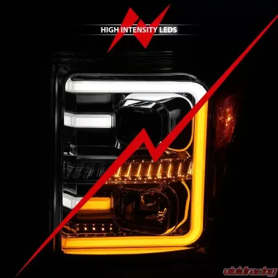Anzo USA Projector Headlight Set Ford F-250 2015-2016 - 111407