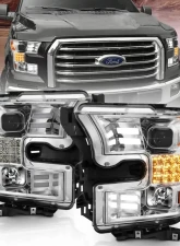 Anzo USA Projector Headlight Set Ford F-150 2015-2017                                     - 111409 - Image 7