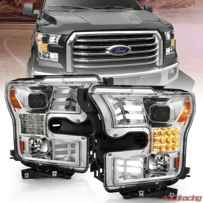 Anzo USA Projector Headlight Set Ford F-150 2015-2017 - 111409