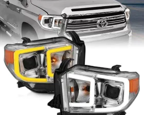 Anzo USA Projector Headlight Set Toyota Tundra 2014-2017