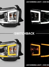 Anzo USA Projector Headlight Set Toyota Tundra 2014-2017                                     - 111415 - Image 2