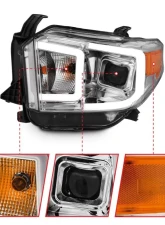 Anzo USA Projector Headlight Set Toyota Tundra 2014-2017                                     - 111415 - Image 3