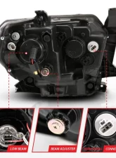 Anzo USA Projector Headlight Set Toyota Tundra 2014-2017                                     - 111415 - Image 5