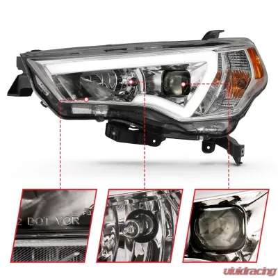 Anzo USA Projector Headlight Set Toyota 4Runner 2014-2018 - 111417