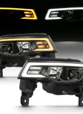 Anzo USA Projector Headlight Set Jeep Grand Cherokee 2017-2018                                     - 111418 - Image 2