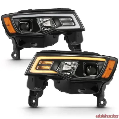 Anzo USA Projector Headlight Set Jeep Grand Cherokee 2017-2018 - 111418