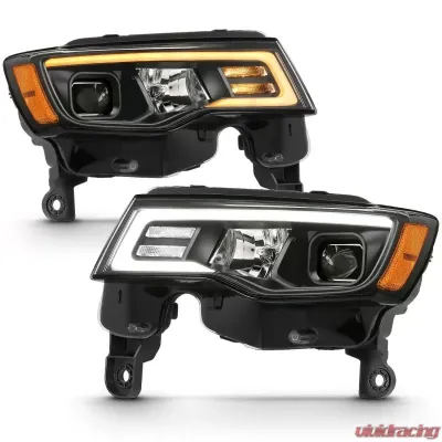 Anzo USA Projector Headlight Set Jeep Grand Cherokee 2017-2018 - 111418