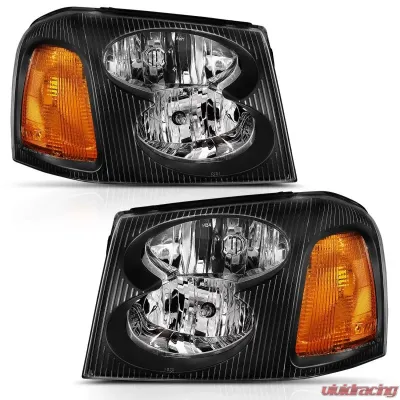Anzo USA Crystal Headlight Set GMC Envoy 2002-2009 - 111429