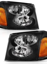 Anzo USA Crystal Headlight Set GMC Envoy 2002-2009                                     - 111429 - Image 2