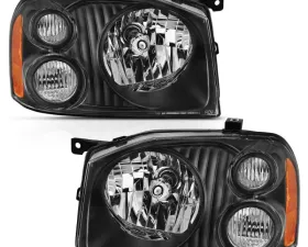 Anzo USA Crystal Headlight Set Nissan Frontier 2001-2004