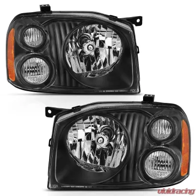 Anzo USA Crystal Headlight Set Nissan Frontier 2001-2004 - 111433