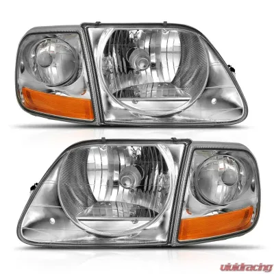Anzo USA Crystal Headlight Set Ford F-150 1997-2003 - 111438