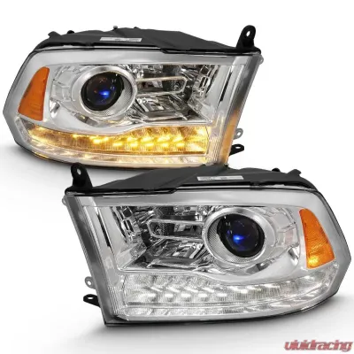 Anzo USA Projector Headlight Set w/Halo - 111440