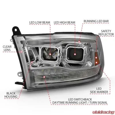 Anzo USA Projector Headlight Set - 111441