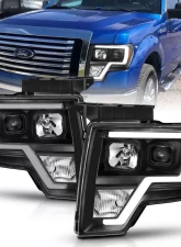 ANZO 2009-2014 Ford F-150 Projector Light Bar H.L Black Amber                                     - 111443 - Image 2
