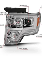 Anzo USA Projector Headlight Set Ford                                     - 111444 - Image 4
