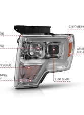 Anzo USA Projector Headlight Set Ford                                     - 111446 - Image 4