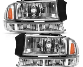 Anzo USA Crystal Headlight Set