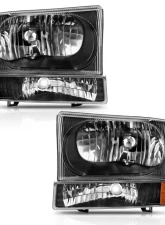 Anzo USA Crystal Headlight Set Ford Excursion 2000-2004                                     - 111457 - Image 2
