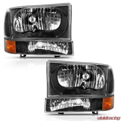 Anzo USA Crystal Headlight Set Ford Excursion 2000-2004 - 111457