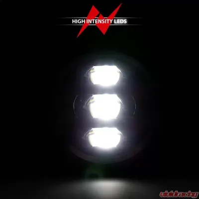 Anzo USA LED Projector Headlight Jeep Wrangler 2018-2019 - 111466