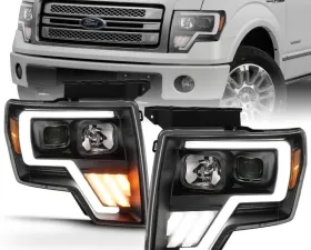 Anzo USA Projector Headlight Set w/Halo Ford