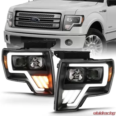 Anzo USA Projector Headlight Set w/Halo Ford - 111469