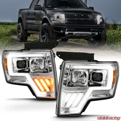 Anzo USA Projector Headlight Set w/Halo Ford - 111470