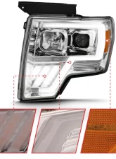 Anzo USA Projector Headlight Set w/Halo Ford                                     - 111470 - Image 3