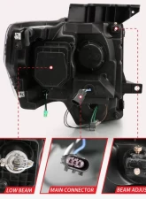 Anzo USA Projector Headlight Set w/Halo Ford                                     - 111470 - Image 5