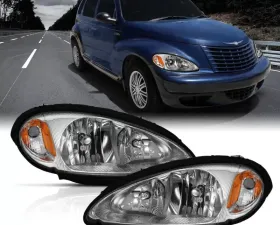 Anzo USA Crystal Headlight Set Chrysler PT Cruiser 2001-2005