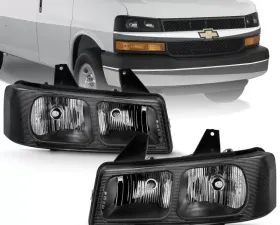 Anzo USA Crystal Headlight Set