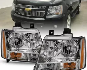 Anzo USA Crystal Headlight Set Chevrolet