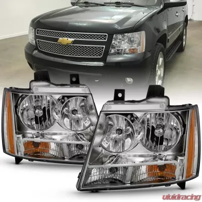 Anzo USA Crystal Headlight Set Chevrolet - 111475