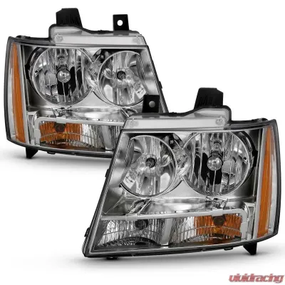 Anzo USA Crystal Headlight Set Chevrolet - 111475