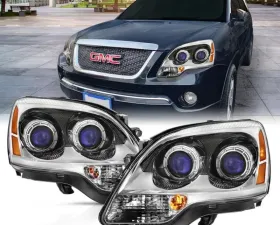 Anzo USA Crystal Headlight Set GMC Acadia 2007-2008