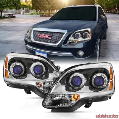 Anzo USA Crystal Headlight Set GMC Acadia 2007-2008 - 111476