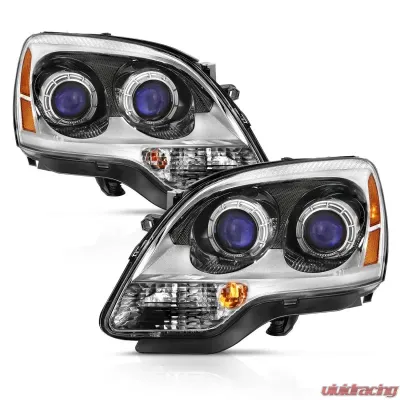 Anzo USA Crystal Headlight Set GMC Acadia 2007-2008 - 111476