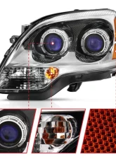 Anzo USA Crystal Headlight Set GMC Acadia 2007-2008                                     - 111476 - Image 3