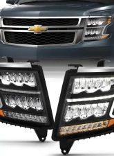 Anzo USA LED Crystal Headlight Chevrolet 2015-2020                                     - 111478 - Image 7