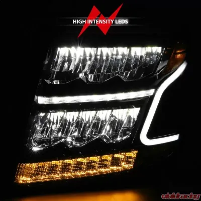 Anzo USA LED Crystal Headlight Chevrolet 2015-2020 - 111478