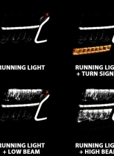 Anzo USA LED Crystal Headlight Chevrolet 2015-2020                                     - 111478 - Image 7