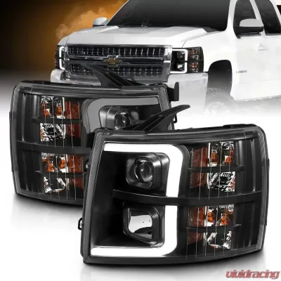 Anzo USA Projector Headlight Set Chevrolet Silverado 1500 2007-2013 - 111480